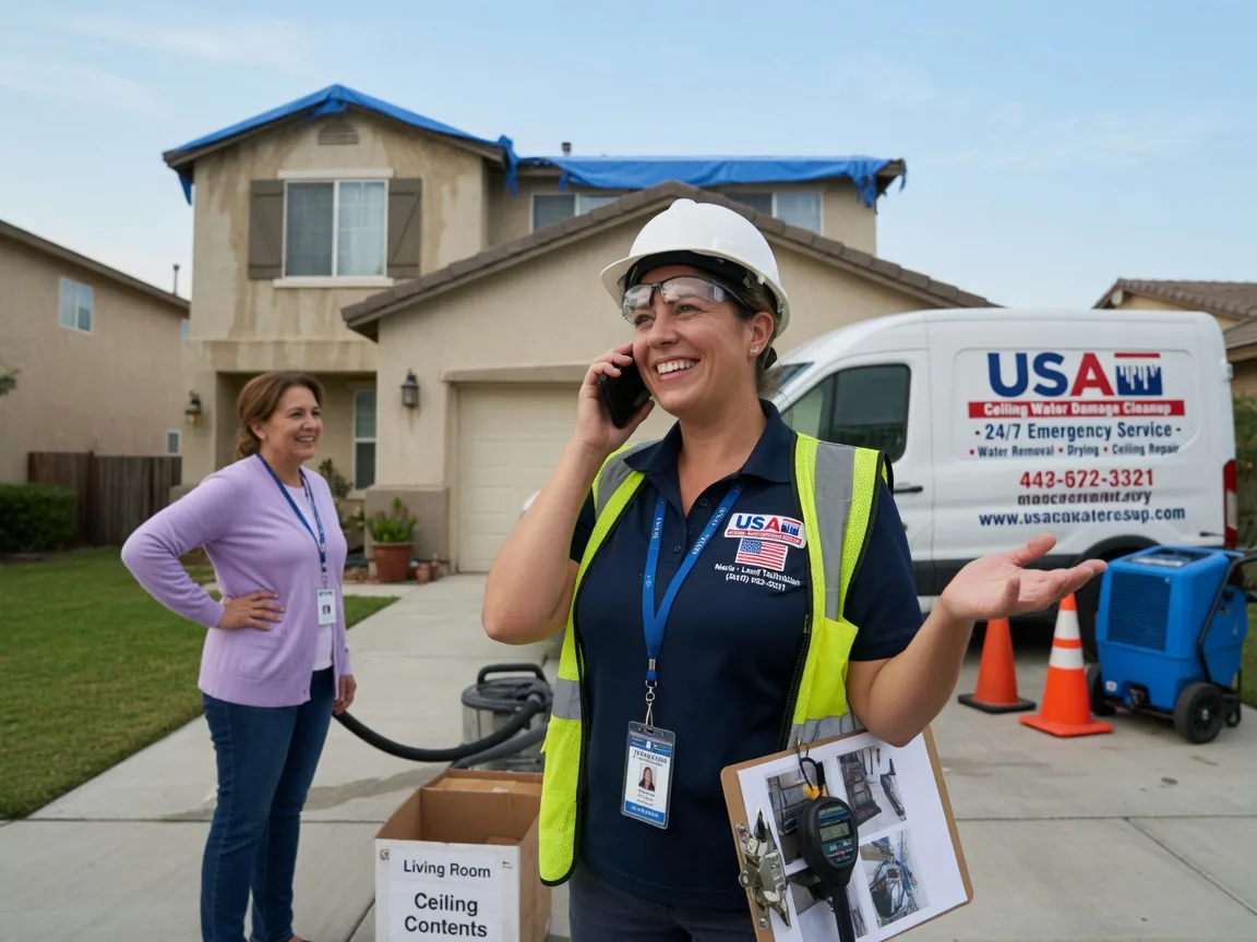 Ceiling Water Damage Restoration Lusby, MD FAQs